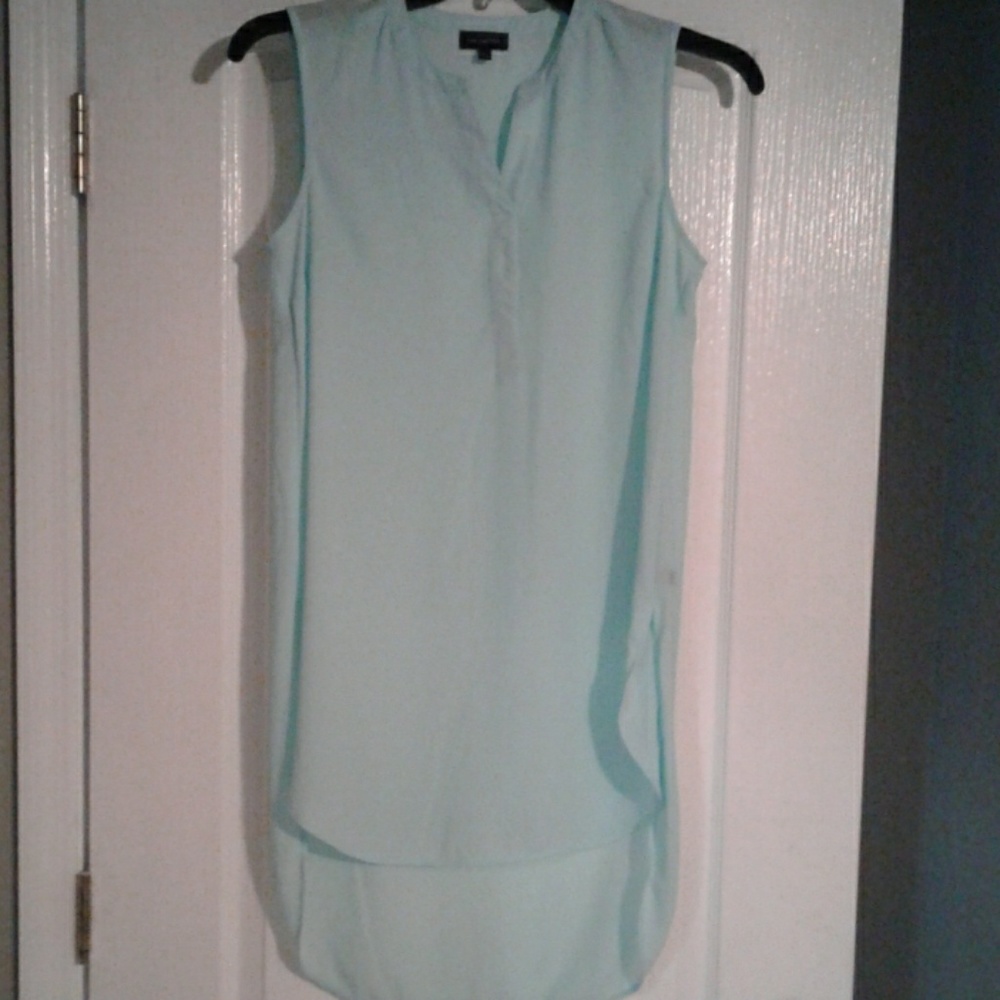 The Limited  Sheer Mint Green Spring Summer Blouse